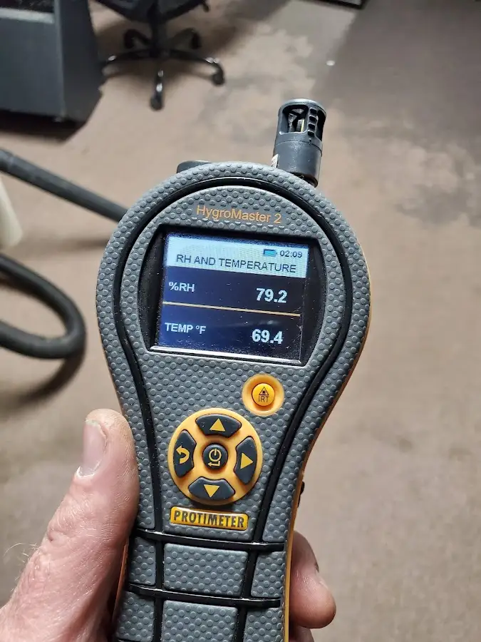Moisture meter humidity assessment for Fire & Smoke Damage Restoration in Sitka